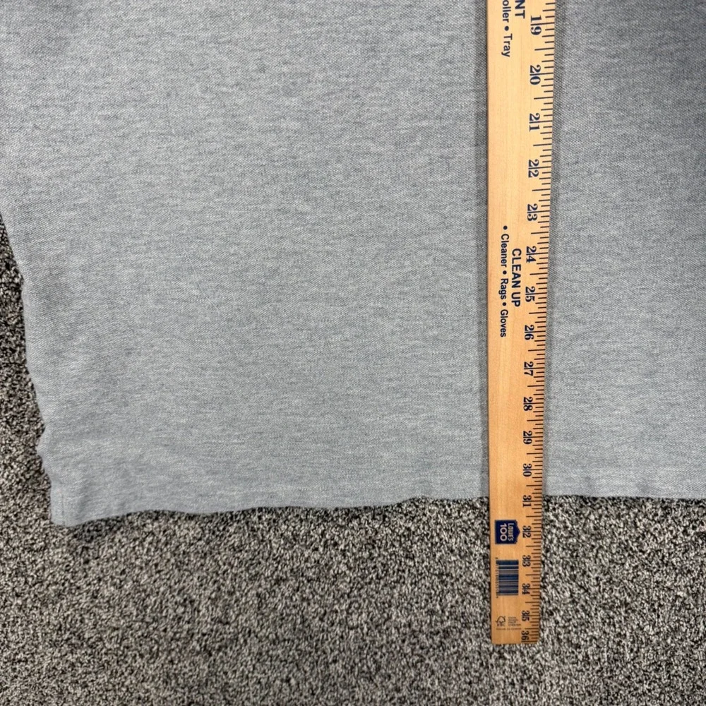 Polo Ralph Lauren Shirt Mens 2XLT Heather Gray Cotton Big Pony #3 Preppy Casual